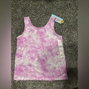 Pink Tie-Dye Tank Top